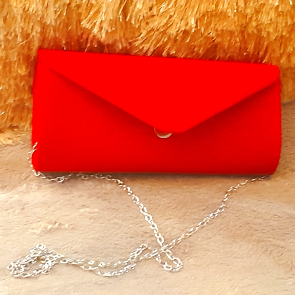 Suede Clutch Purse